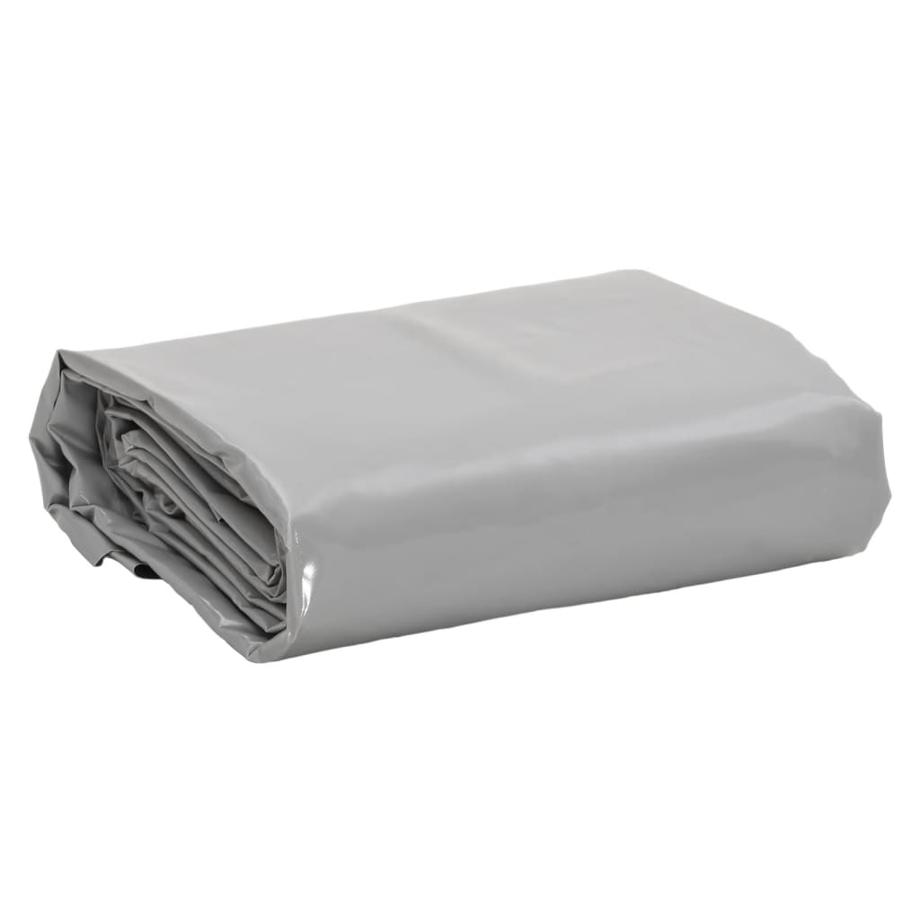 vidaXL Plandeka, szara, 2,5x3,5 m, 650 g/m²