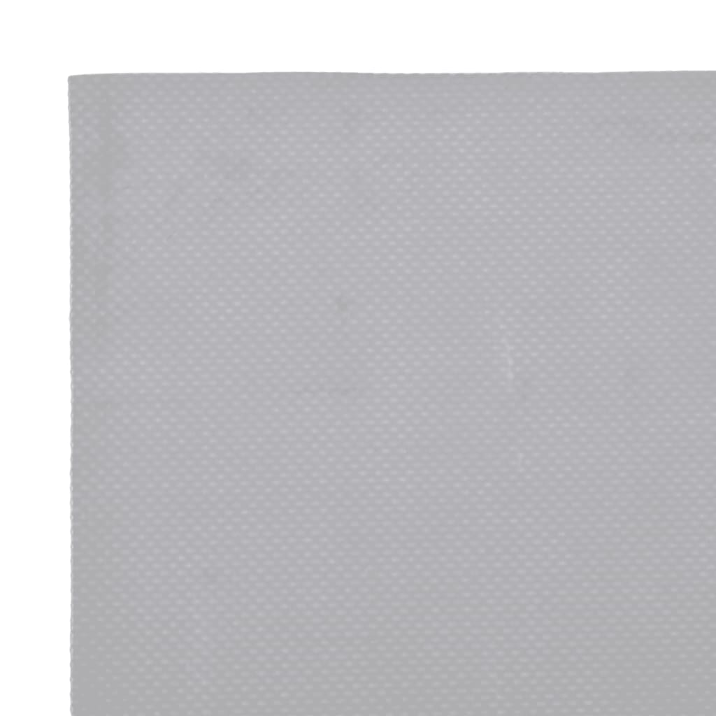 vidaXL Plandeka, szara, 1x2,5 m, 650 g/m²