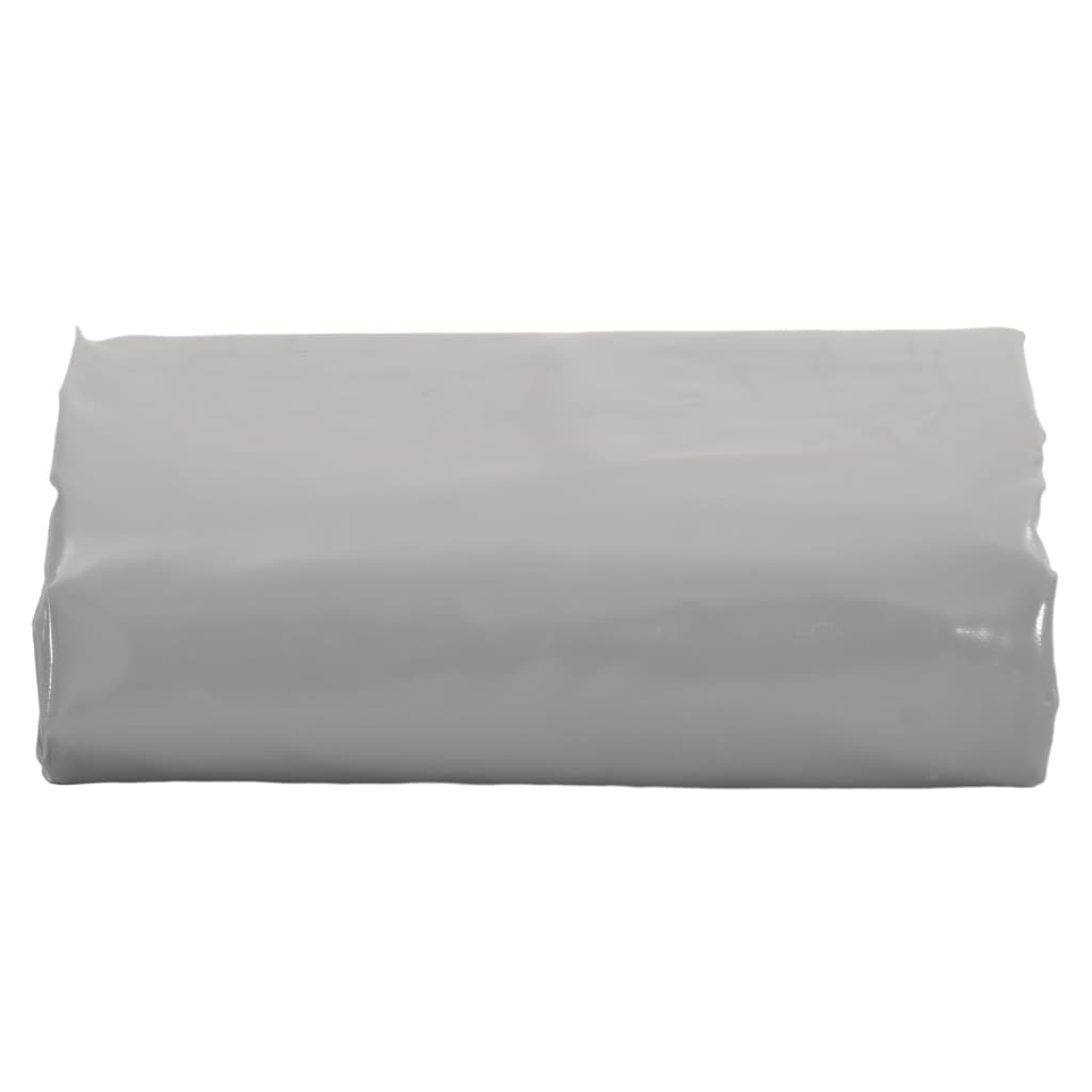 vidaXL Plandeka, szara, 1,5x2,5 m, 650 g/m²