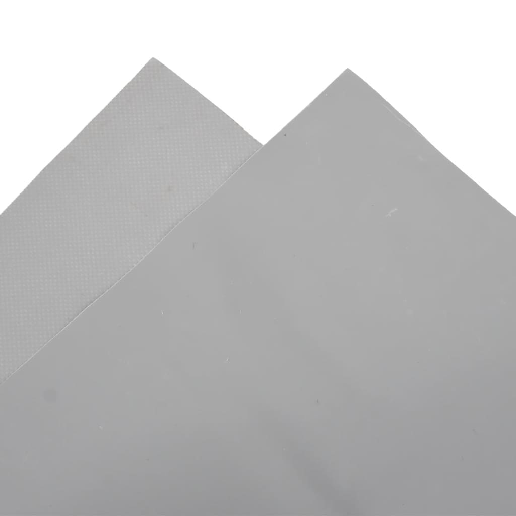 vidaXL Plandeka, szara, 2,5x4,5 m, 650 g/m²