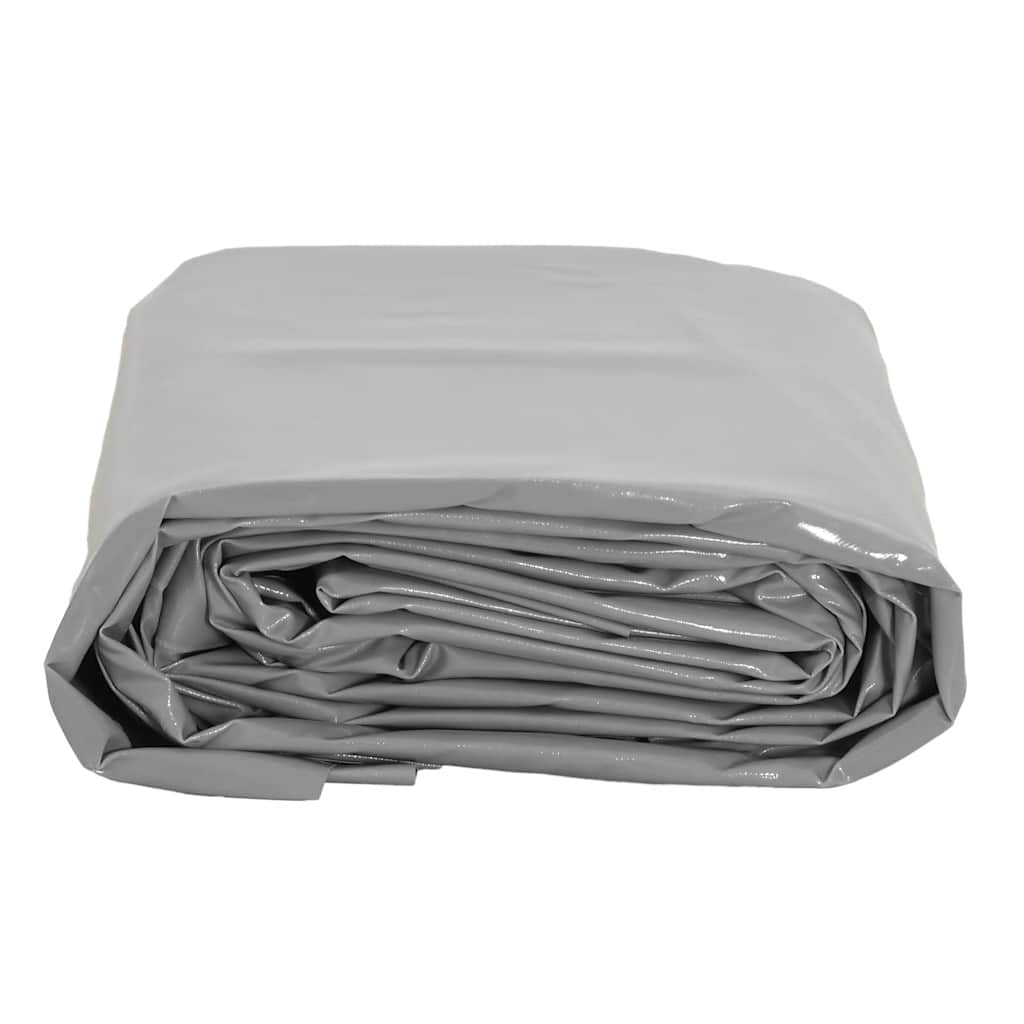 vidaXL Plandeka, szara, 5x5 m, 650 g/m²