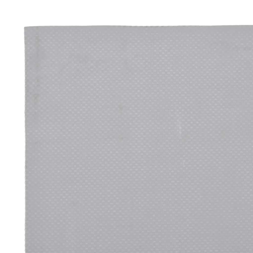 vidaXL Plandeka, szara, 5x5 m, 650 g/m²
