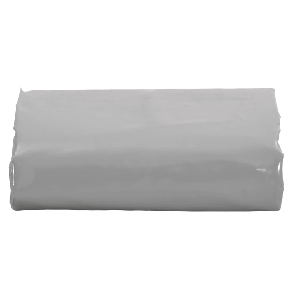 vidaXL Plandeka, szara, 5x8 m, 650 g/m²