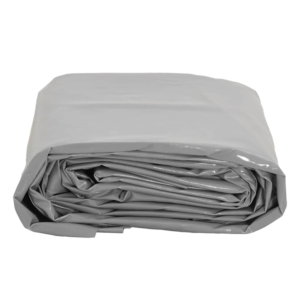 vidaXL Plandeka, szara, 5x8 m, 650 g/m²