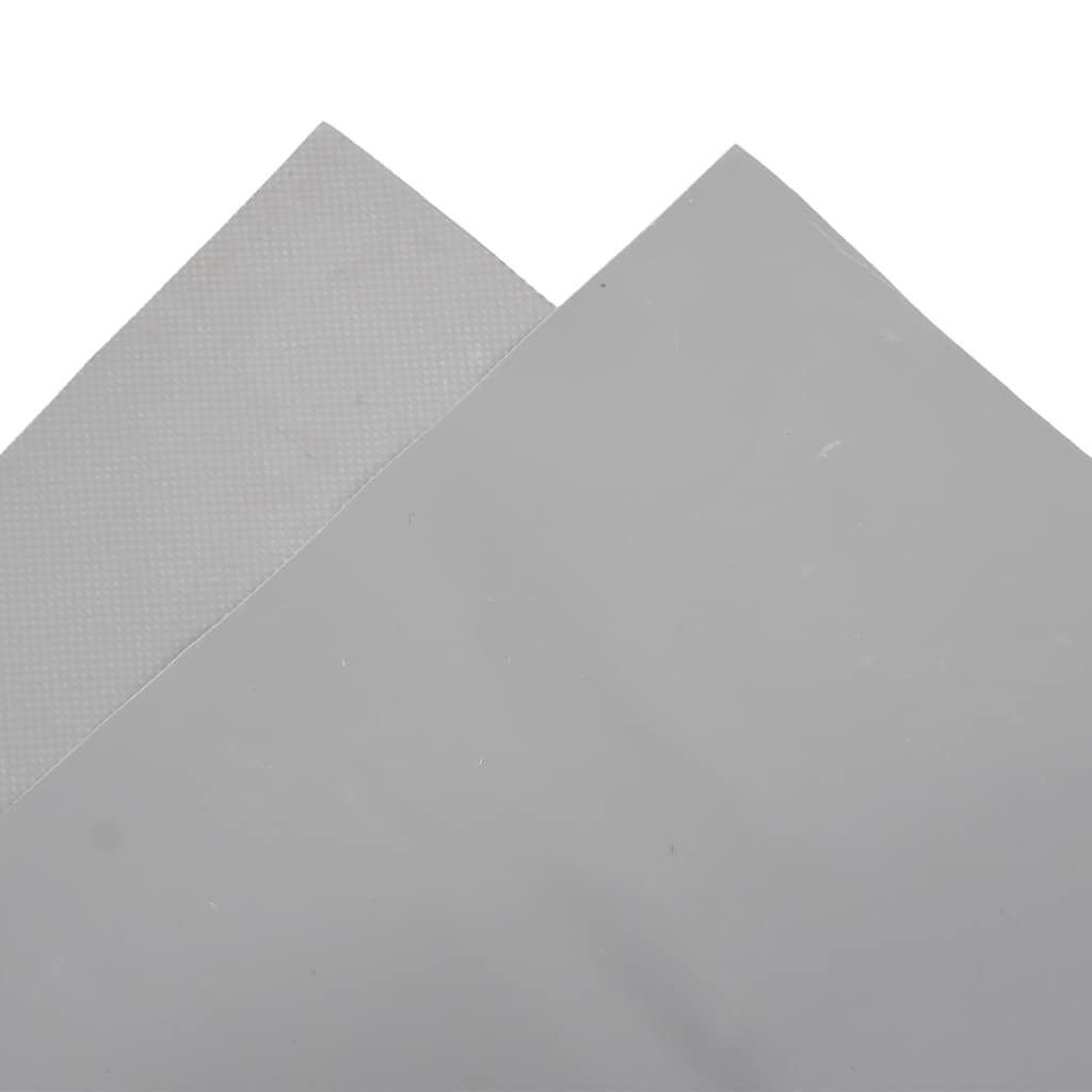 vidaXL Plandeka, szara, 5x8 m, 650 g/m²