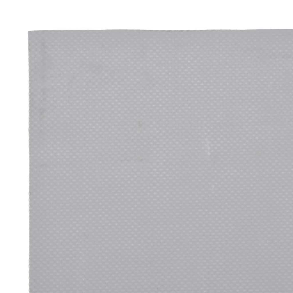 vidaXL Plandeka, szara, 5x8 m, 650 g/m²