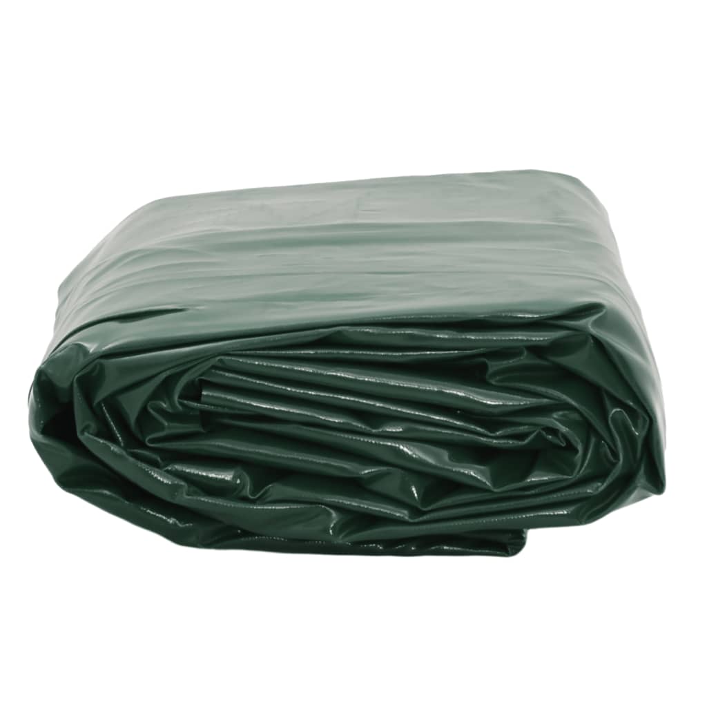 vidaXL Plandeka, zielona, 3x5 m, 650 g/m²