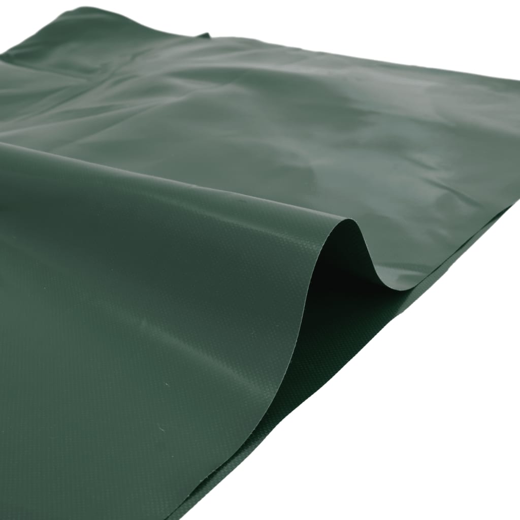 vidaXL Plandeka, zielona, 4x5 m, 650 g/m²