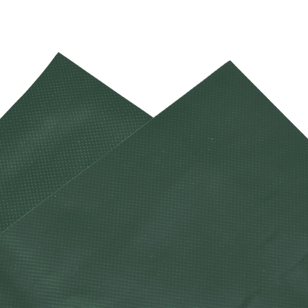 vidaXL Plandeka, zielona, 1,5x6 m, 650 g/m²
