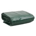 vidaXL Plandeka, zielona, 1,5x10 m, 650 g/m²