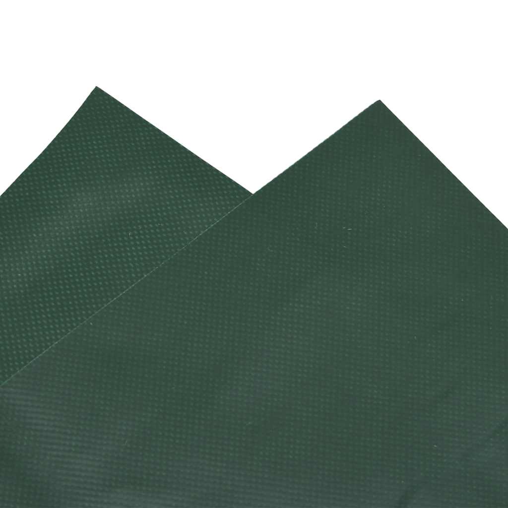 vidaXL Plandeka, zielona, 1,5x10 m, 650 g/m²