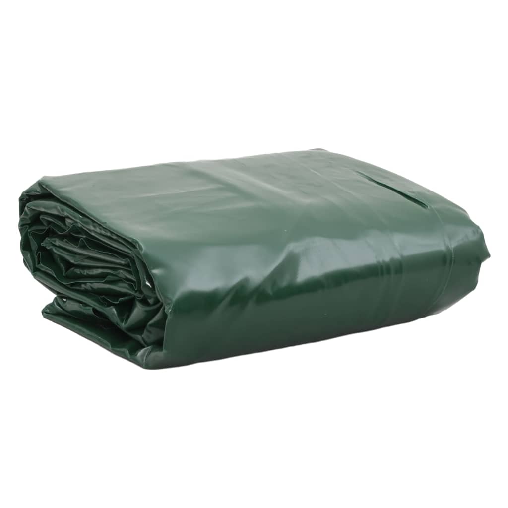 vidaXL Plandeka, zielona, 2,5x3,5 m, 650 g/m²