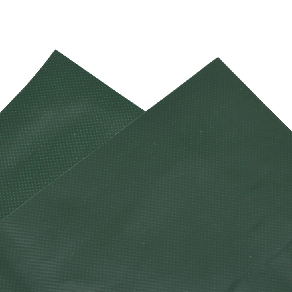 vidaXL Plandeka, zielona, 3,5x5 m, 650 g/m²