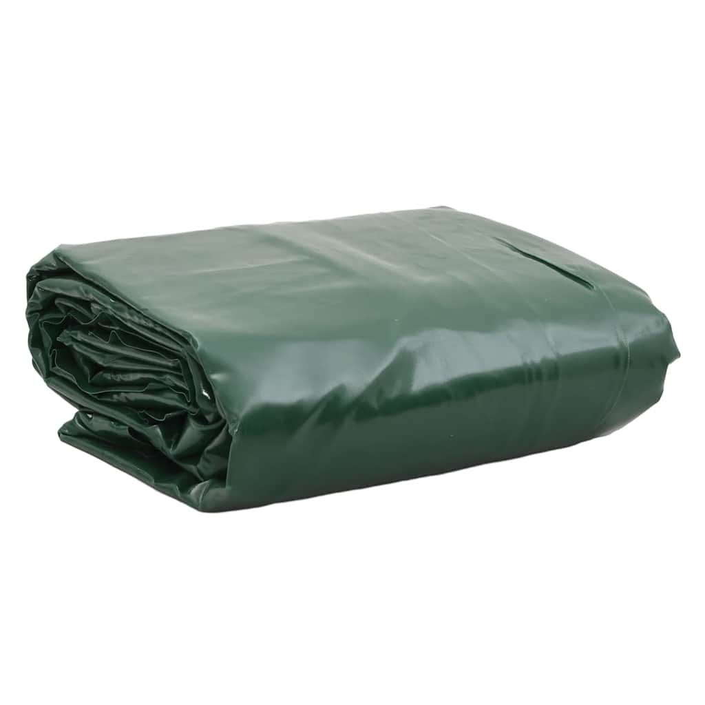 vidaXL Plandeka, zielona, 5x5 m, 650 g/m²