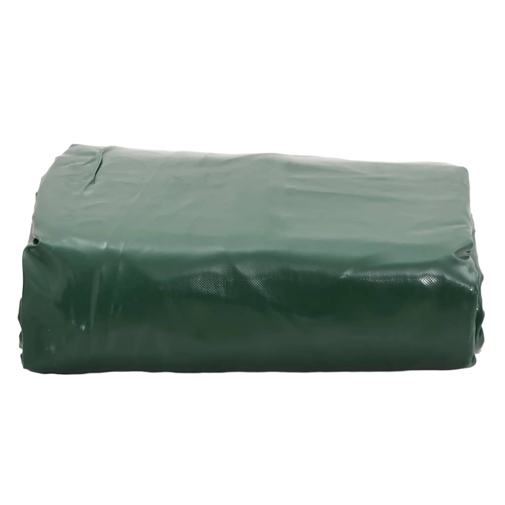 vidaXL Plandeka, zielona, 5x5 m, 650 g/m²