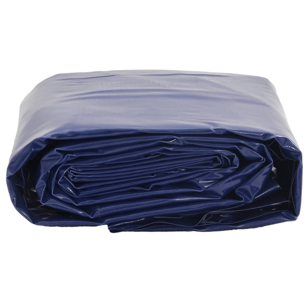 vidaXL Plandeka, niebieska, 1,5x10 m, 650 g/m²