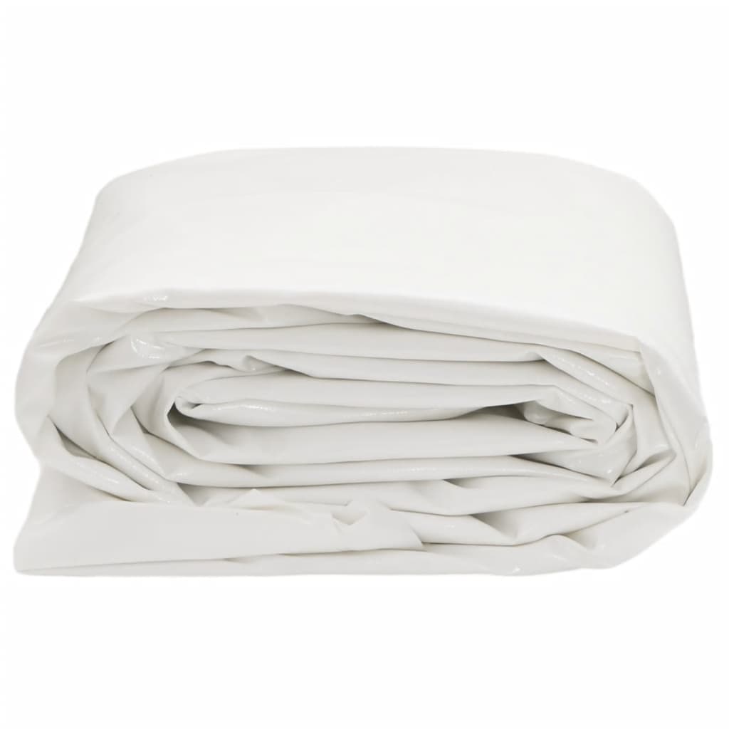 vidaXL Plandeka, biały, 3x3 m, 650 g/m²