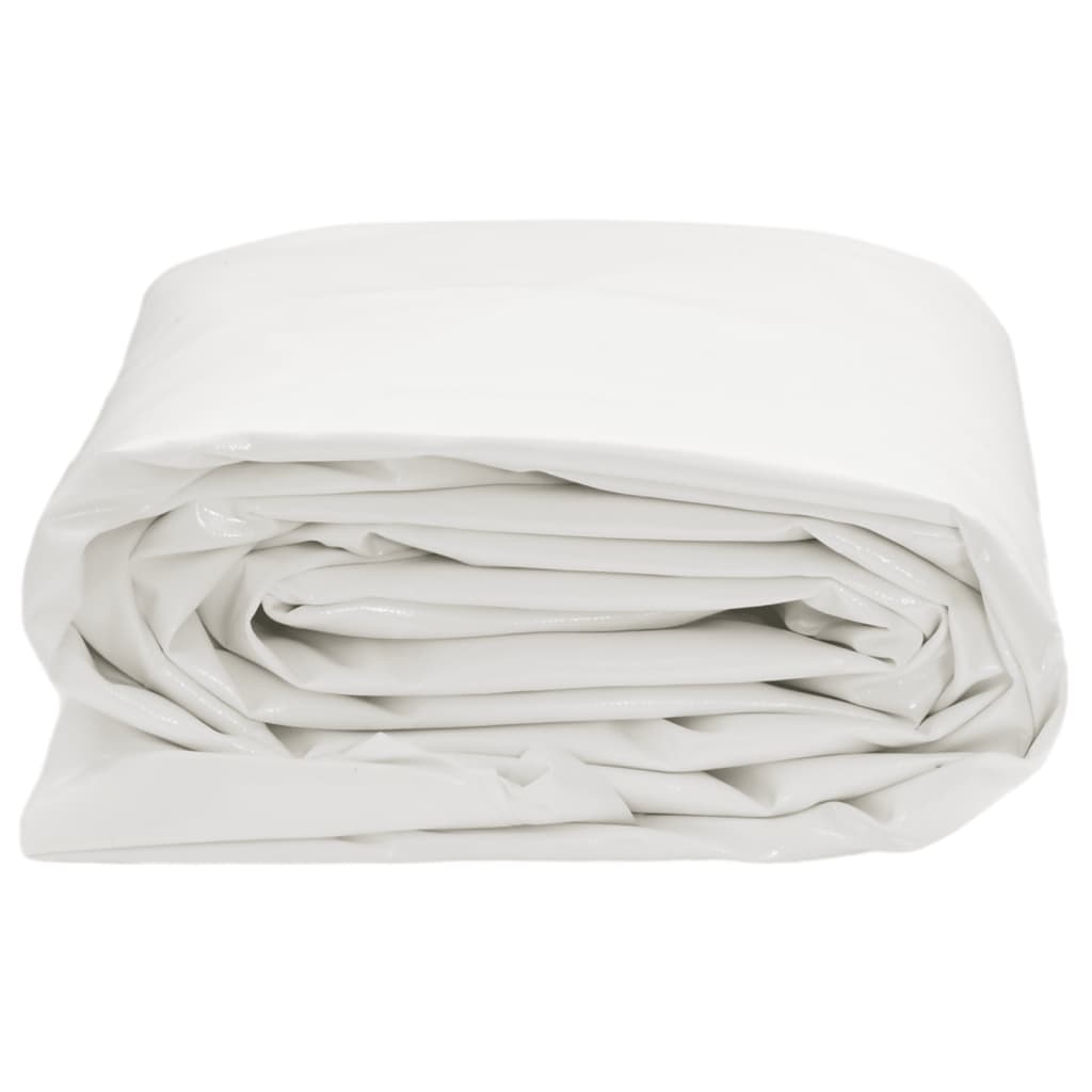 vidaXL Plandeka, biały, 4x5 m, 650 g/m²