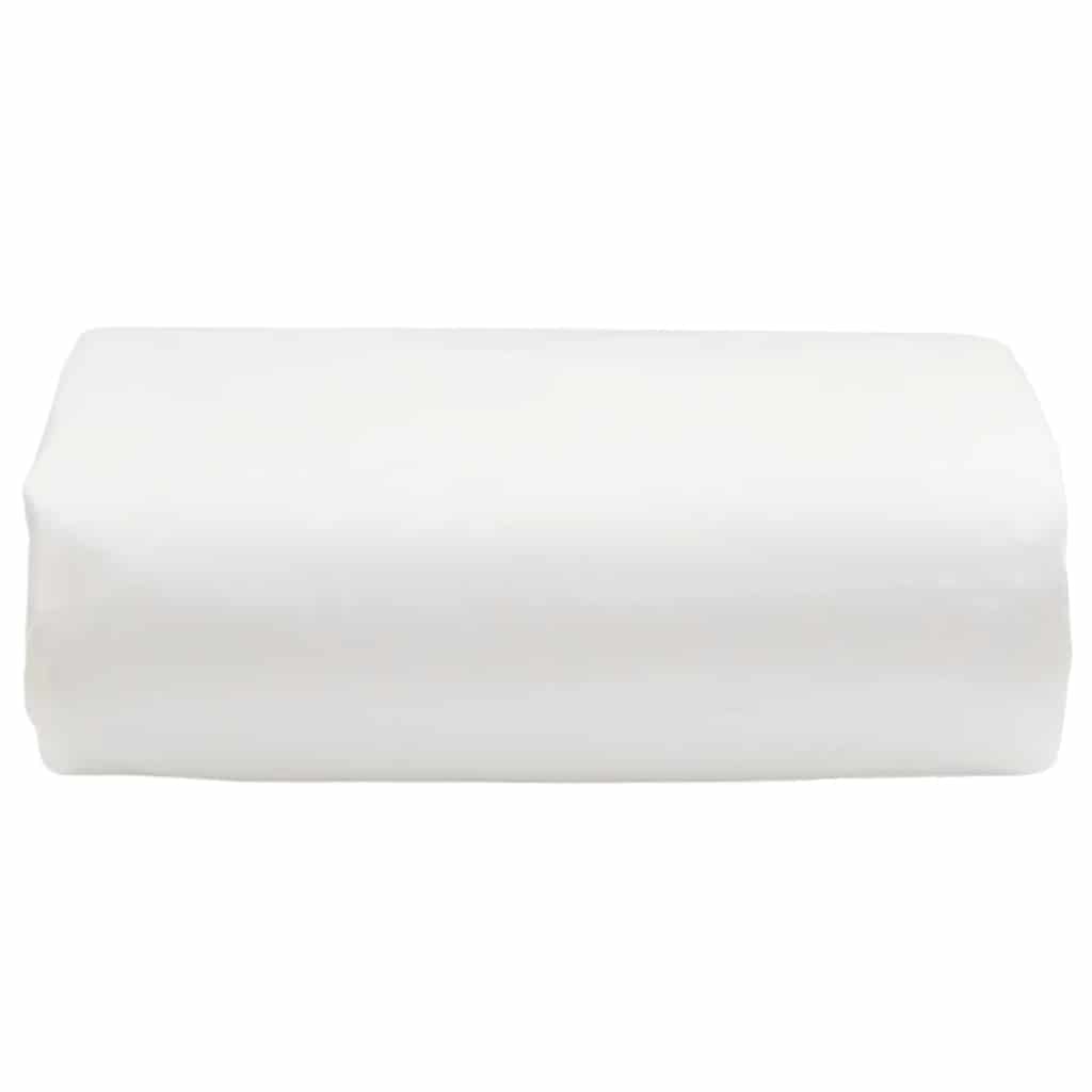 vidaXL Plandeka, biały, 1,5x10 m, 650 g/m²