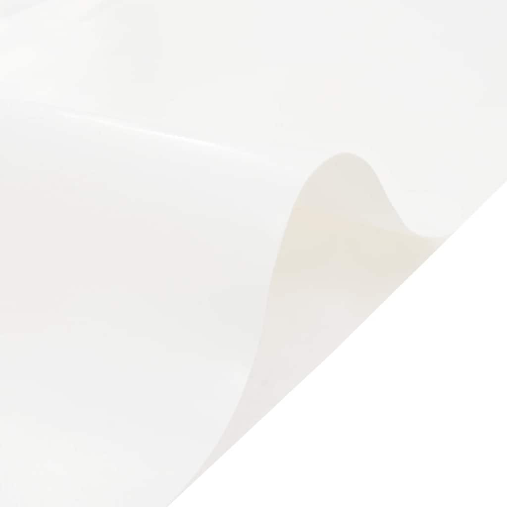 vidaXL Plandeka, biały, 1,5x10 m, 650 g/m²