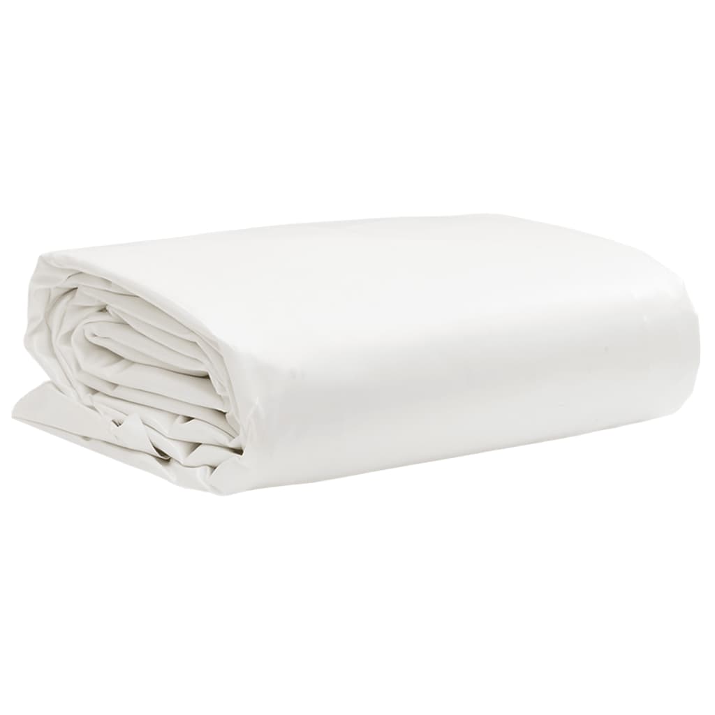 vidaXL Plandeka, biała, 2,5x3,5 m, 650 g/m²