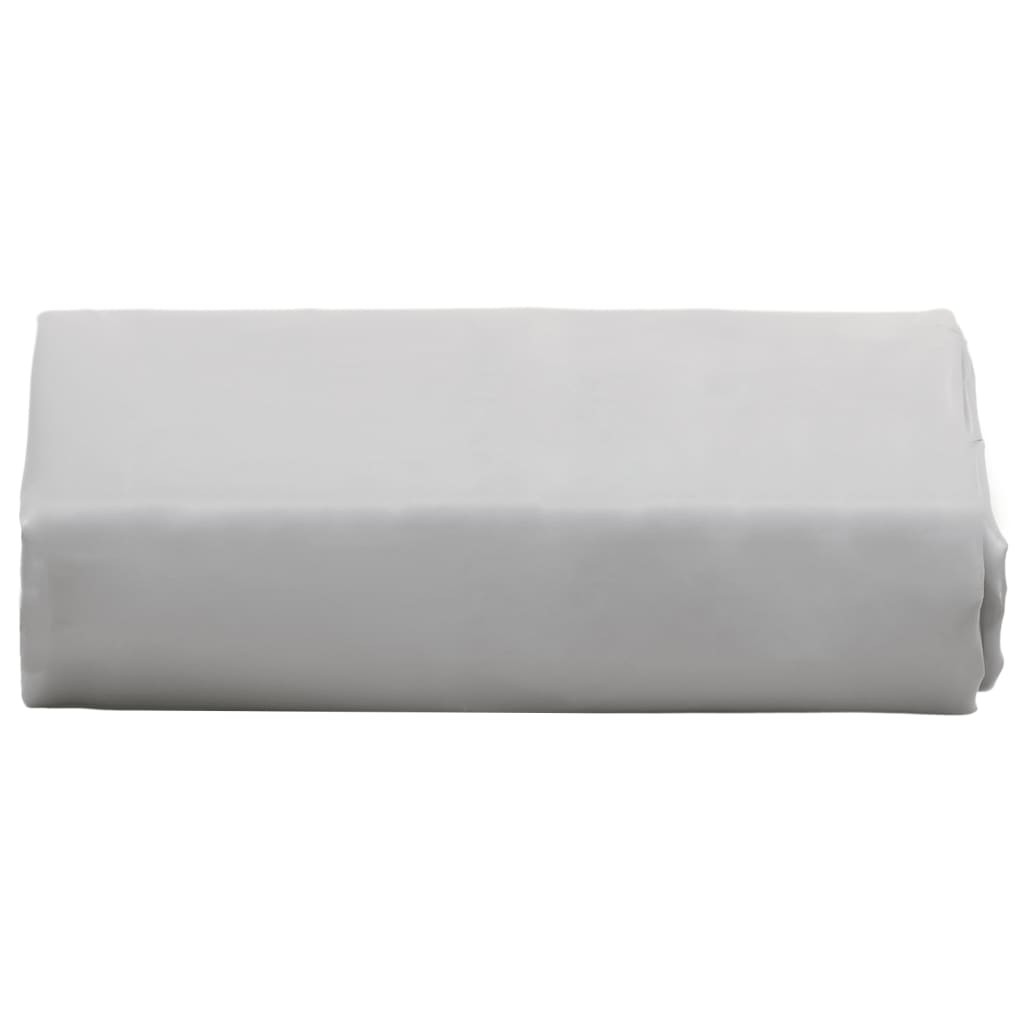 vidaXL Plandeka, szara, Ø 2,6 m, 650 g/m²