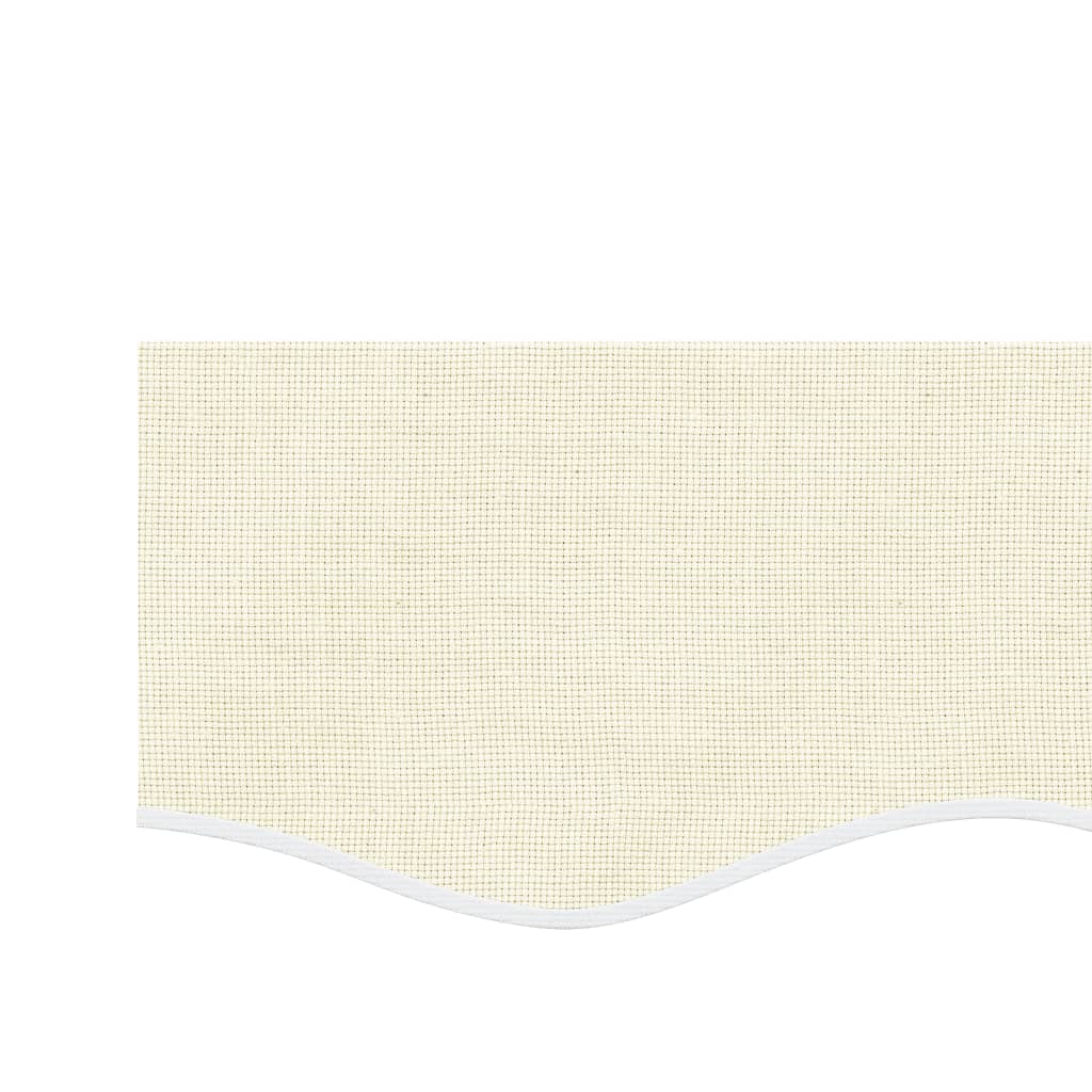 vidaXL Lambrekin do markizy, kremowe paski, 3 m