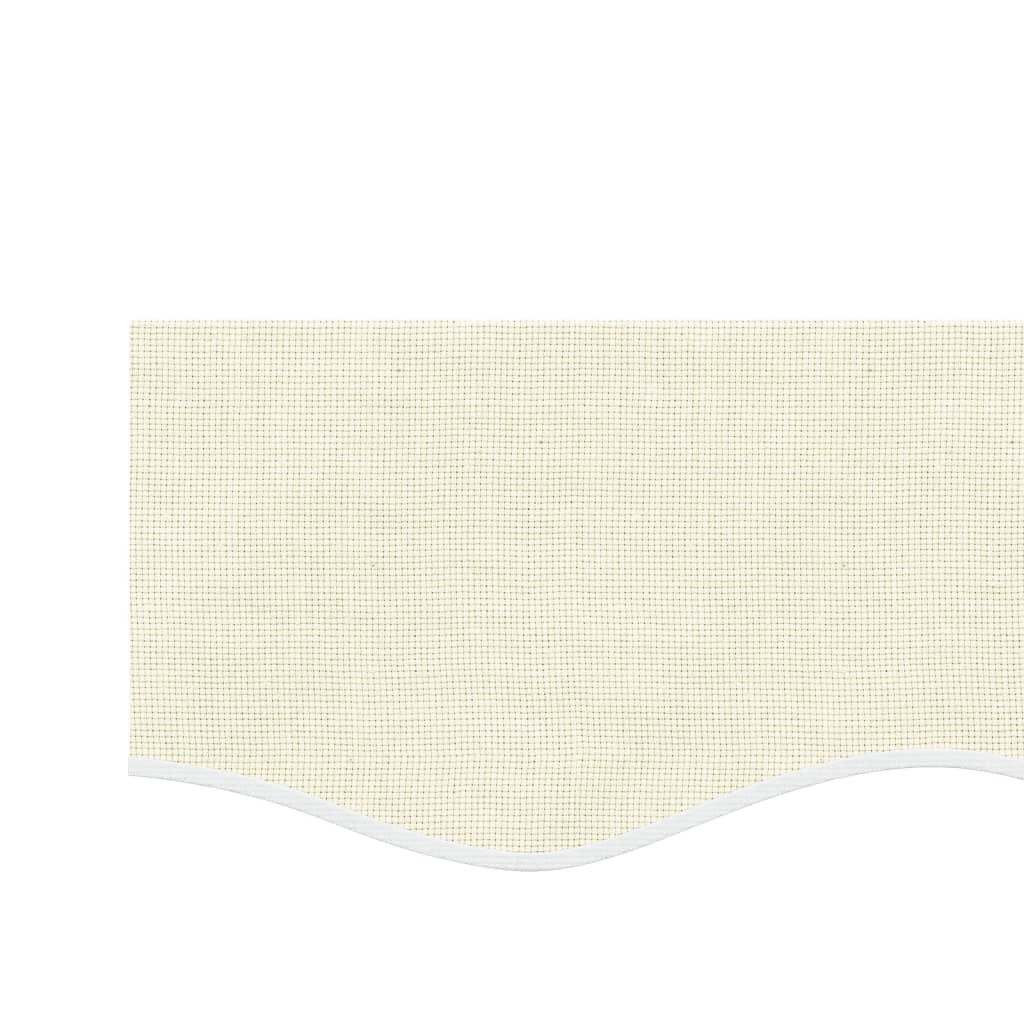 vidaXL Lambrekin do markizy, kremowe paski, 3,5 m