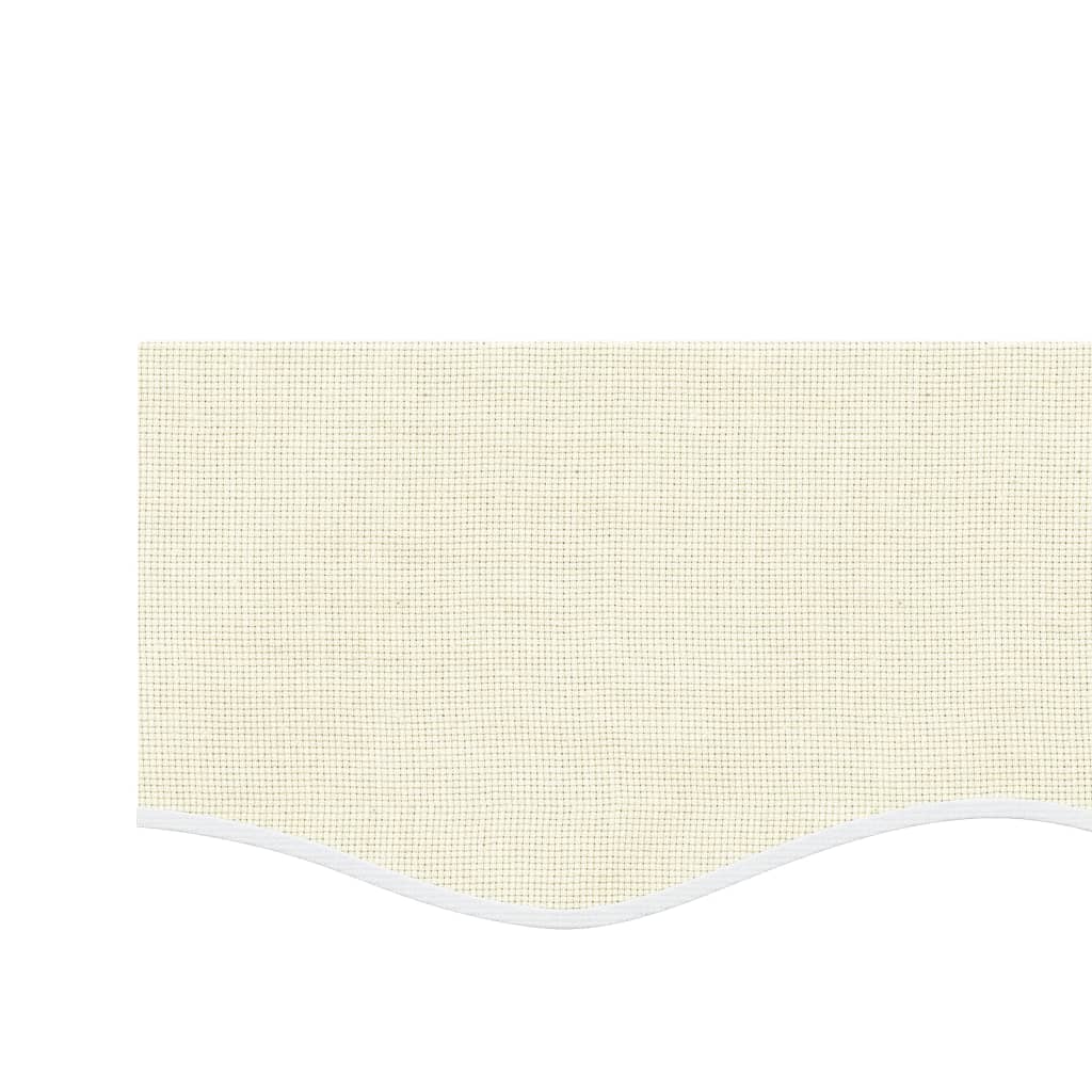 vidaXL Lambrekin do markizy, kremowe paski, 5 m