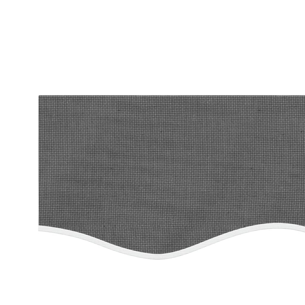vidaXL Lambrekin do markizy, antracytowe paski, 4 m