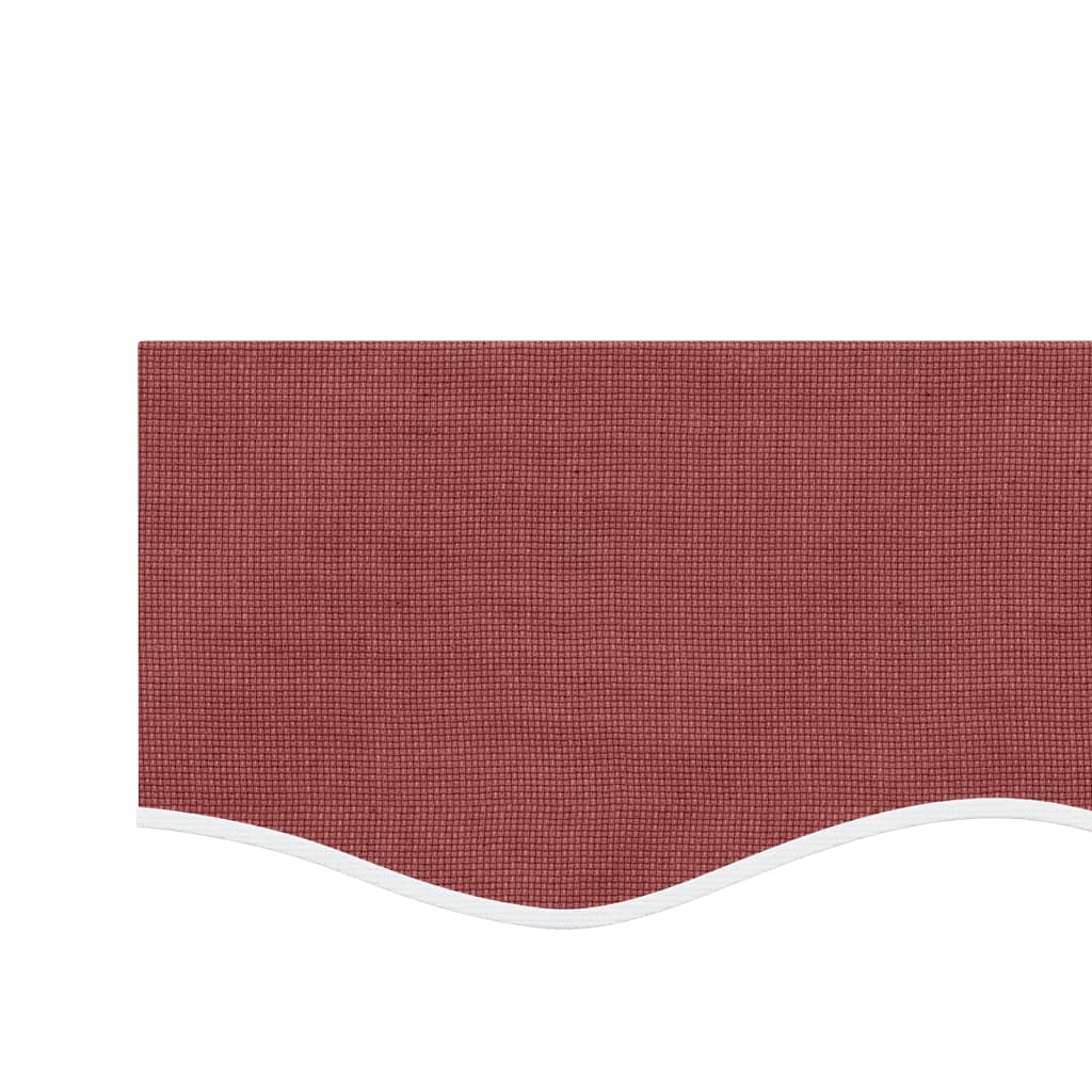 vidaXL Lambrekin do markizy, burgundowe paski, 3 m