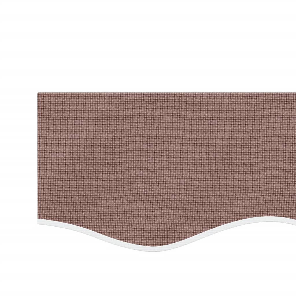 vidaXL Lambrekin do markizy, brązowe paski, 4 m