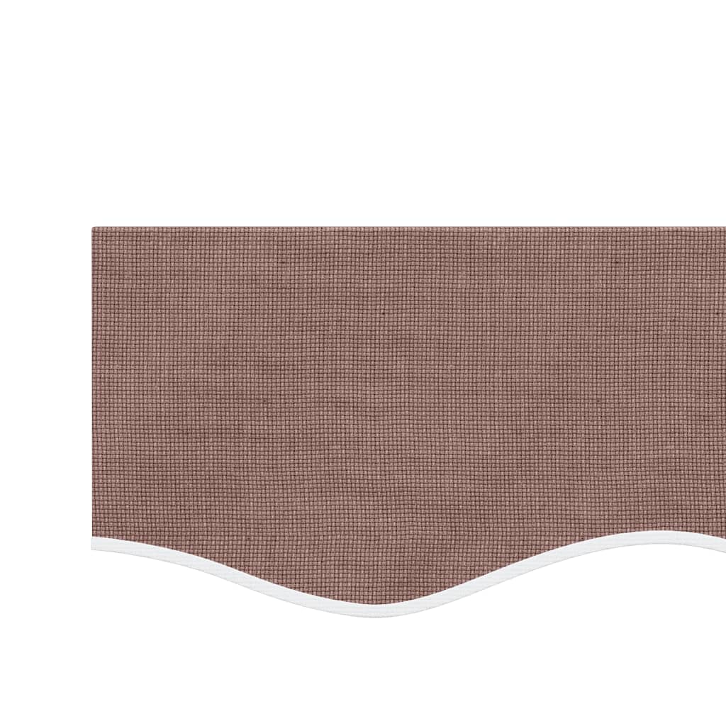 vidaXL Lambrekin do markizy, brązowe paski, 6 m