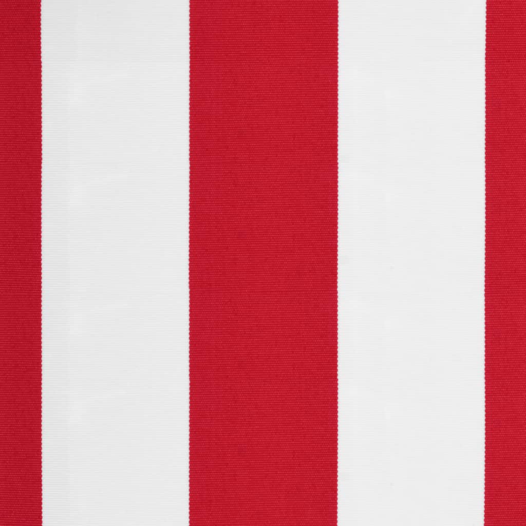 vidaXL Lambrekin do markizy, czerwono-białe paski, 4,5 m