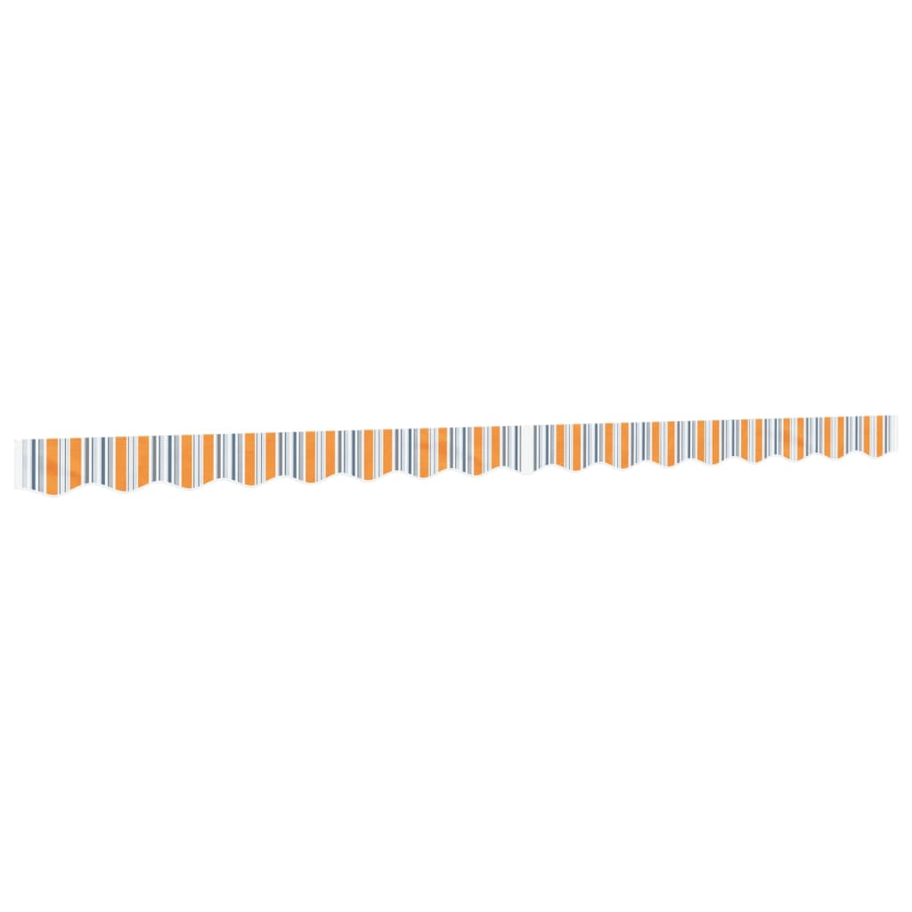 vidaXL Lambrekin do markizy, wielokolorowe paski, 4 m