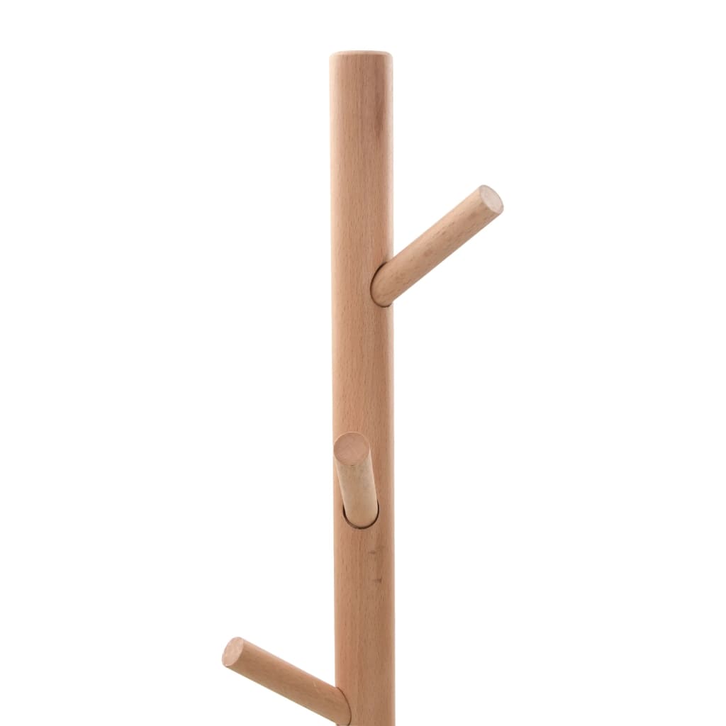 vidaXL Stojący wieszak na płaszcze, biały, 172 cm, malowane żelazo