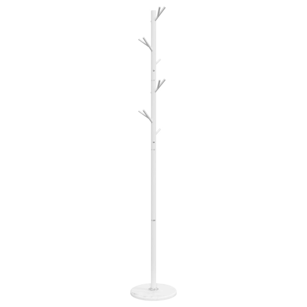 vidaXL Wieszak na płaszcze, biały, 175 cm, malowane proszkowo żelazo