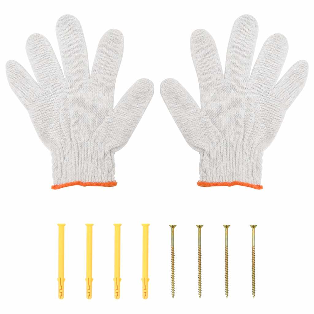 vidaXL Półka ścienna, 75x30x31 cm, srebrna stal nierdzewna