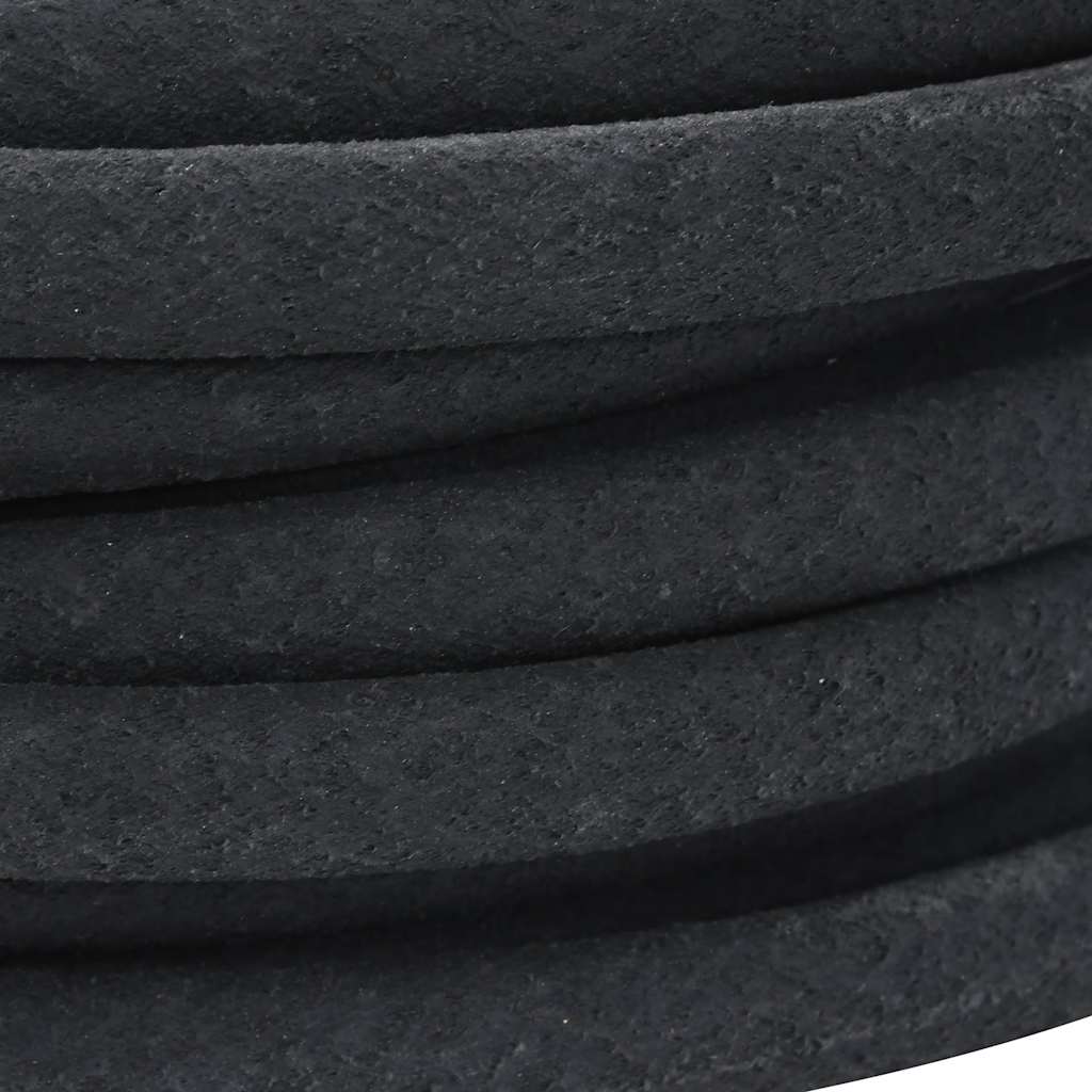 vidaXL Ogrodowy wąż kroplujący, czarny, 0,6", 10 m, guma