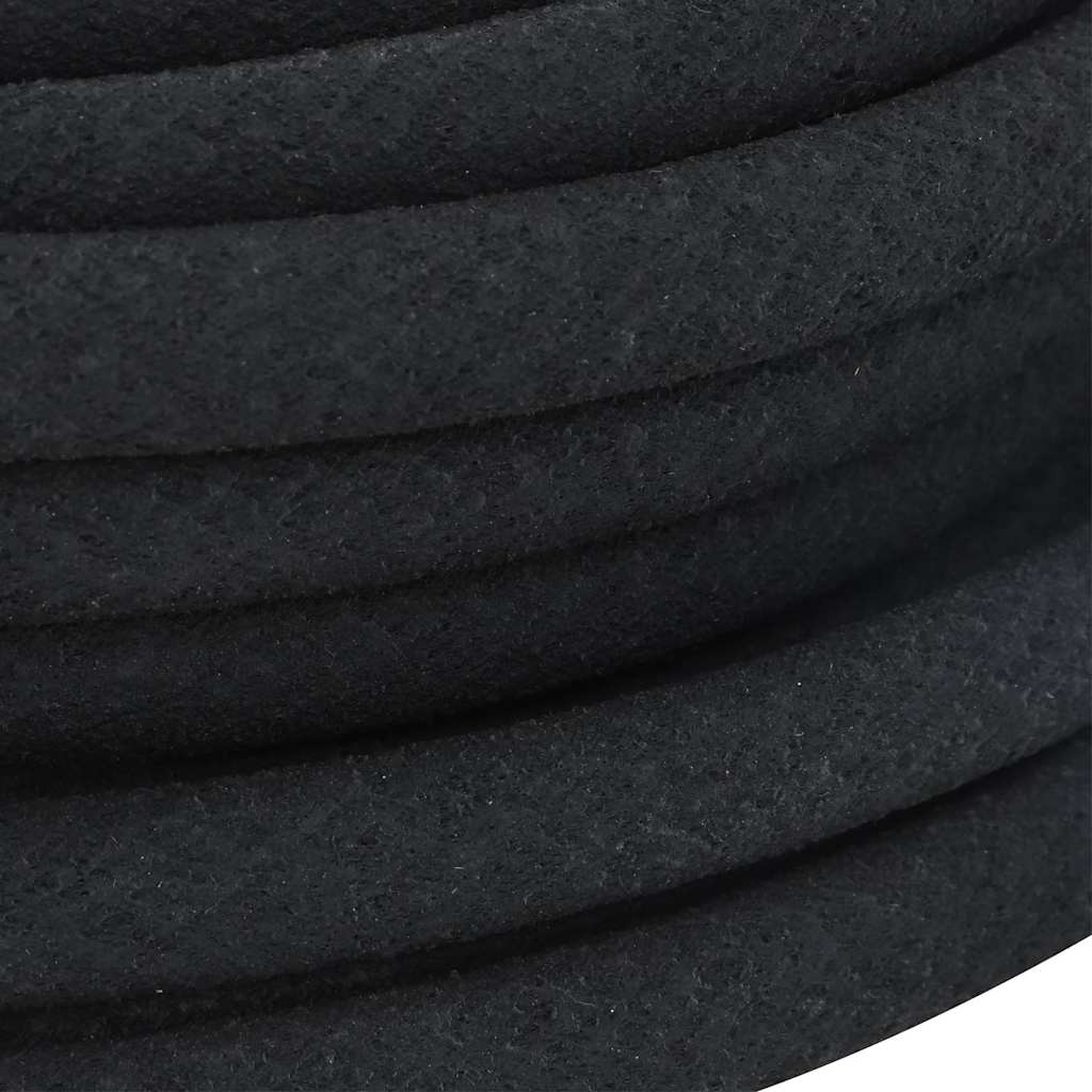 vidaXL Ogrodowy wąż kroplujący, czarny, 0,6", 25 m, guma