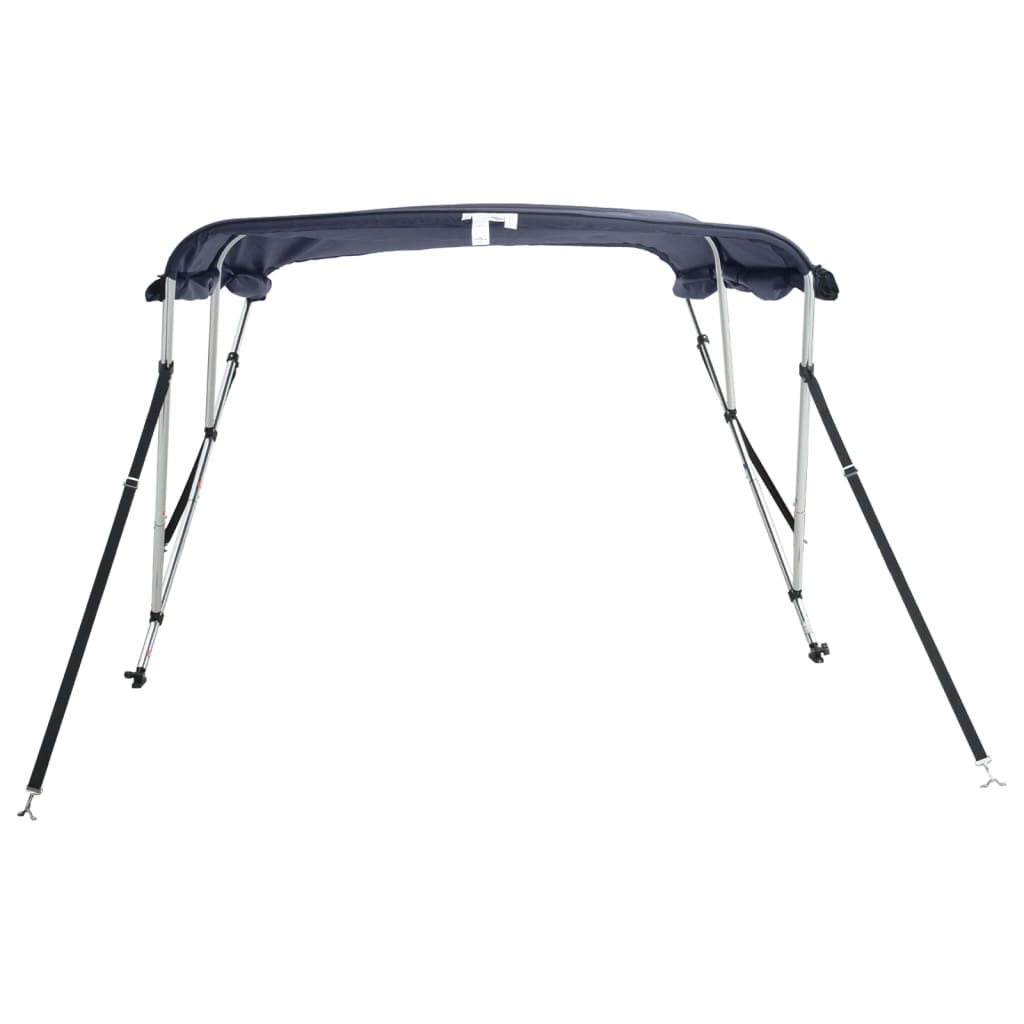 vidaXL Daszek bimini ze ściankami, 3 pałąki, 183x(170-182)x137 cm