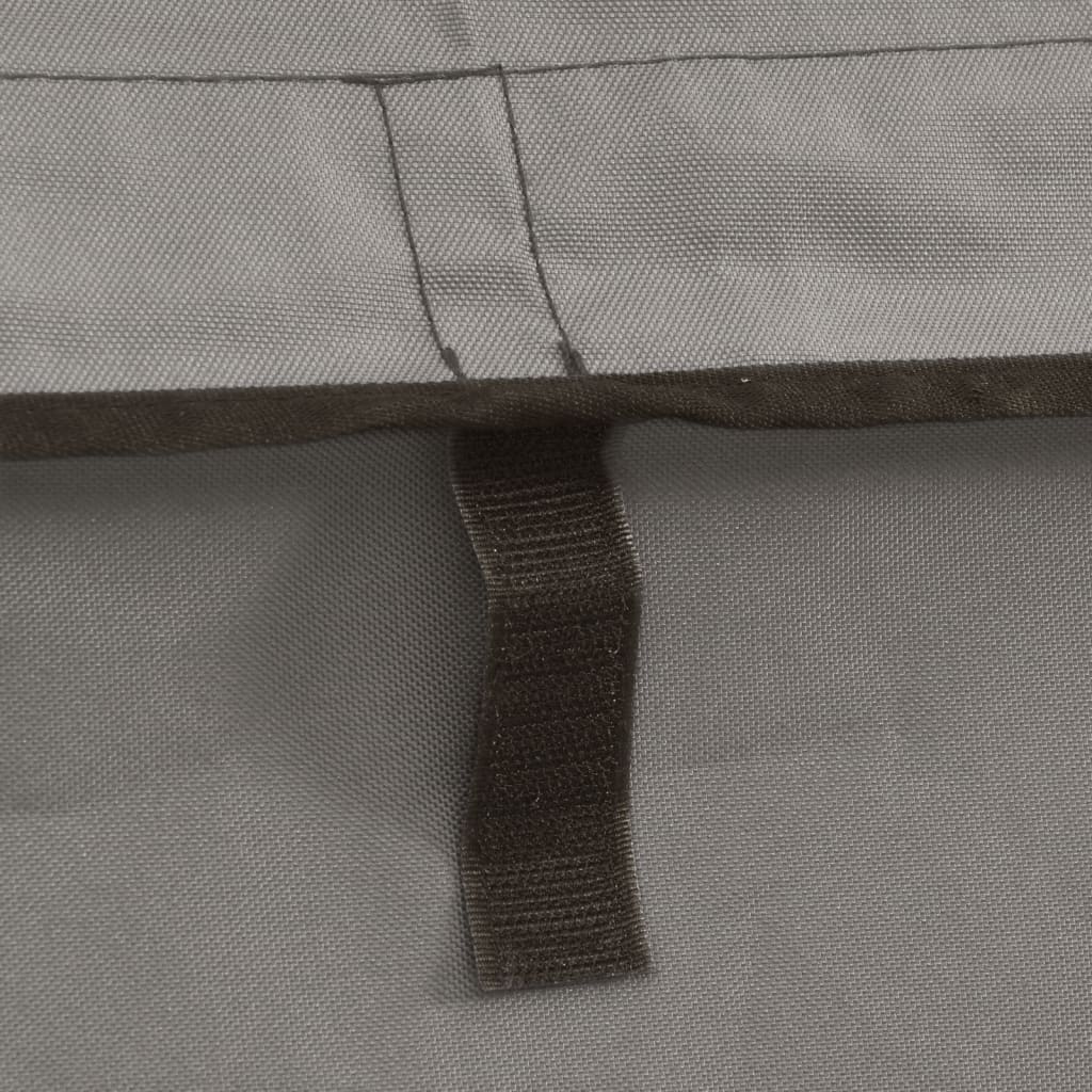 vidaXL Bimini ze ściankami z siatki, 4 pałąki, 243x(185-198)x137 cm