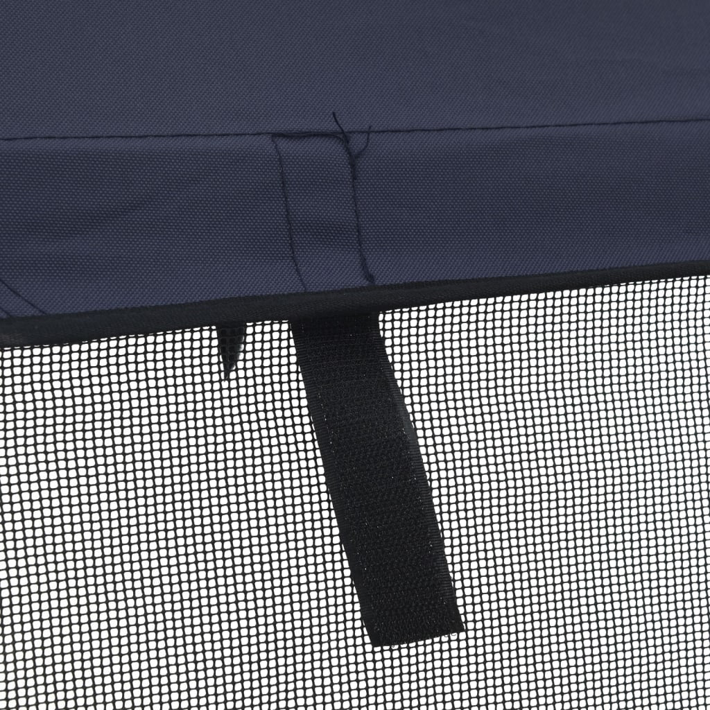 vidaXL Bimini z siatkowymi ściankami, 3 pałąki, 183x(137-152)x137 cm