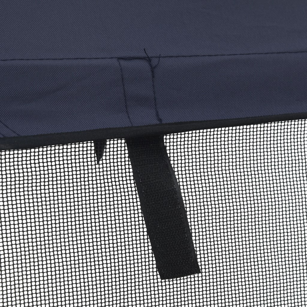 vidaXL Bimini z siatkowymi ściankami, 3 pałąki, 183x(170-182)x137 cm