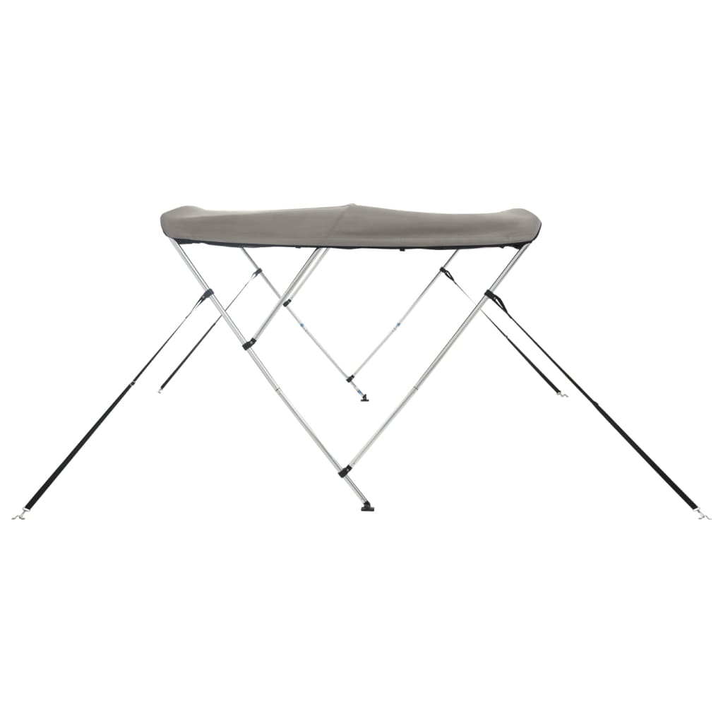vidaXL Bimini z siatkowymi ściankami, 3 pałąki, 183x(137-152)x137 cm