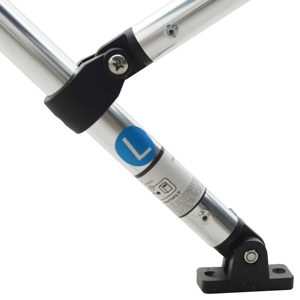 vidaXL Bimini z siatkowymi ściankami, 4 pałąki, 243x(230-244)x137 cm