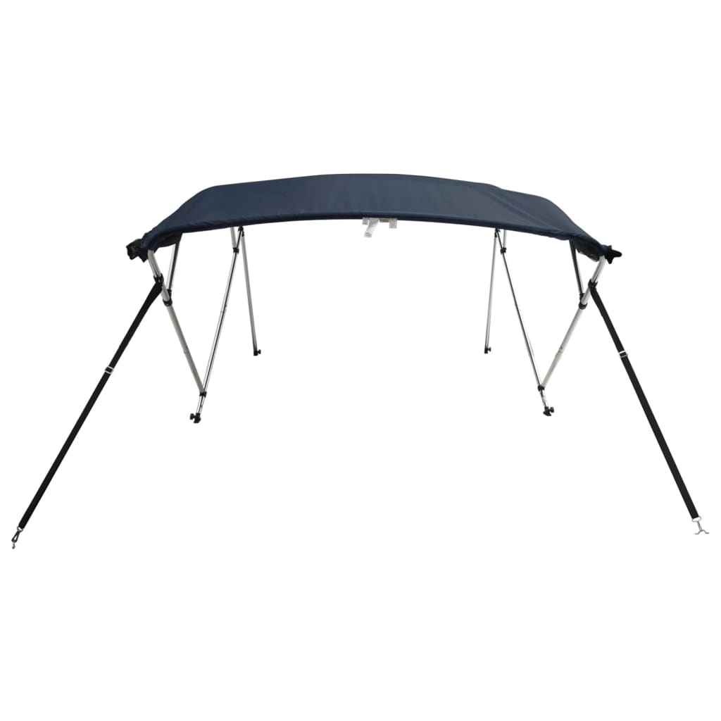 vidaXL Bimini z siatkowymi ściankami, 4 pałąki, 243x(170-182)x137 cm