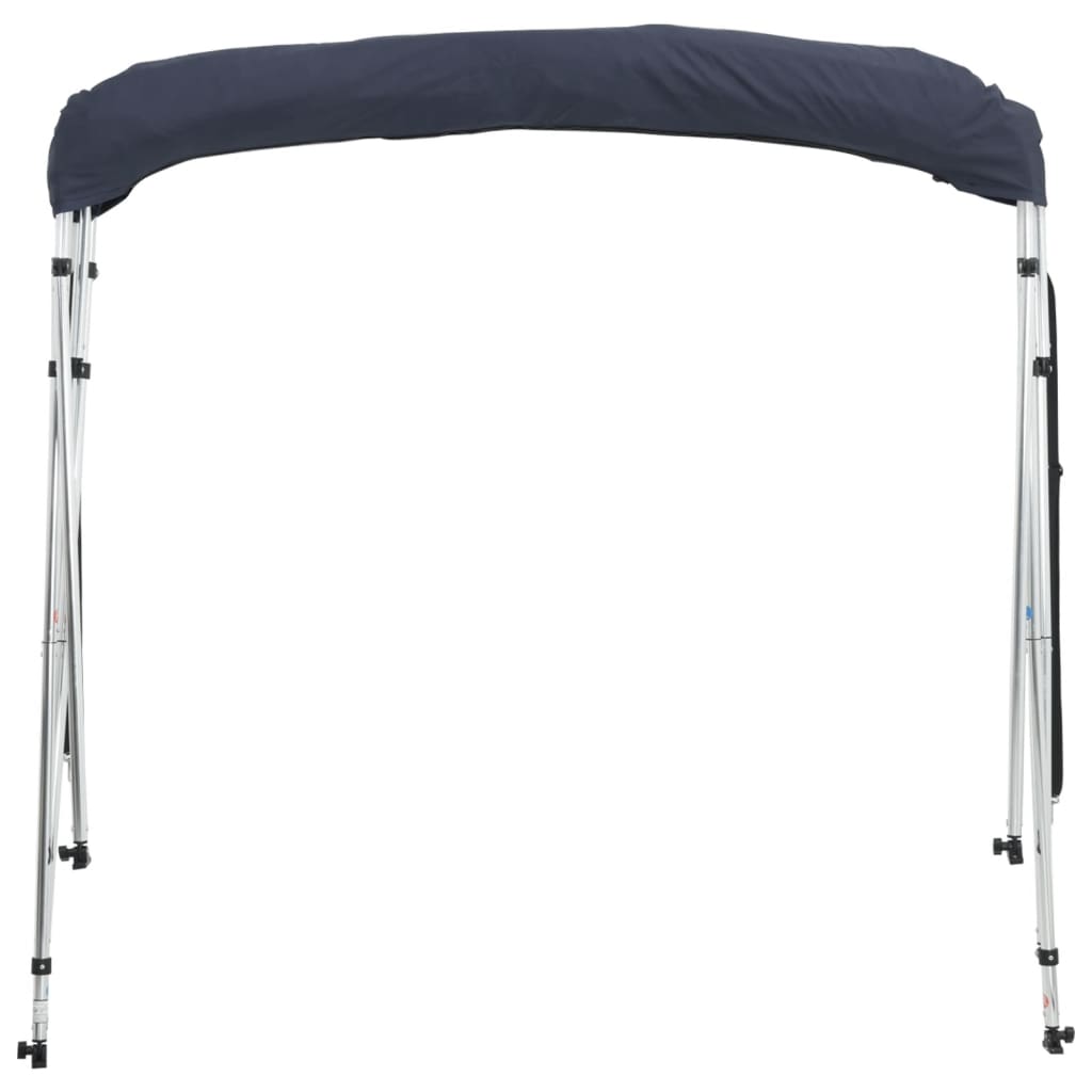 vidaXL Bimini z siatkowymi ściankami, 4 pałąki, 243x(170-182)x137 cm