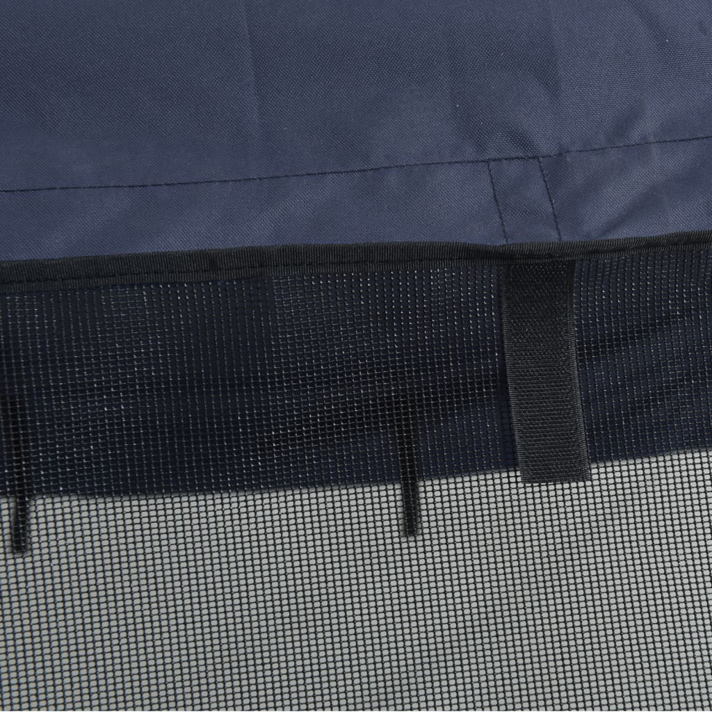 vidaXL Bimini z siatkowymi ściankami, 4 pałąki, 243x(230-244)x137 cm