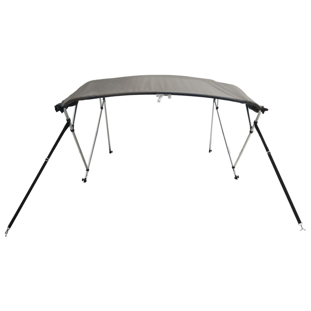vidaXL Bimini z siatkowymi ściankami, 4 pałąki, 243x(170-182)x137 cm